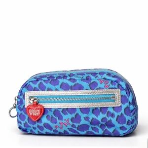 Coach Poppy Ocelot Cosmetic Bag-EUC